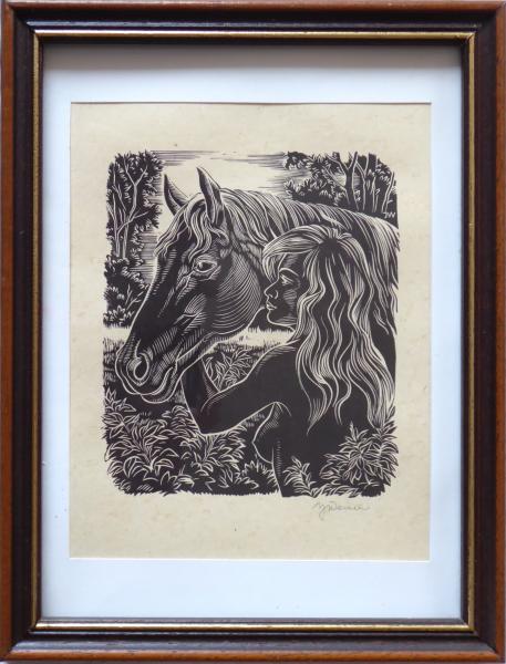 Josef Weiser - Dívka a kůň
