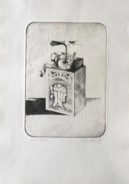 Václav Houf - Krabička, vrtule, letec