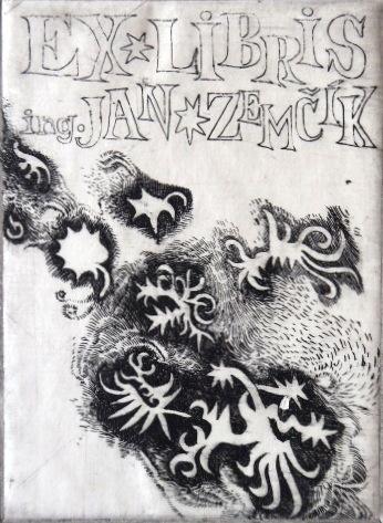 Václav Houf - Ex libris Ing. Jan Zemčík