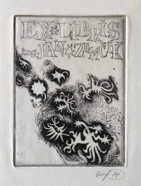 Václav Houf – Ex libris Ing. Jan Zemčík - 3