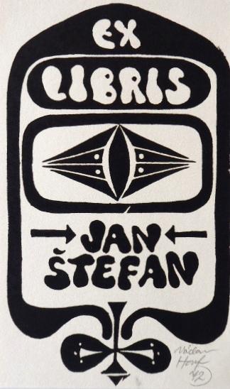 Václav Houf - Ex libris Jan Štefan 2.