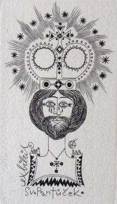 Jiří Antonín Švengsbír – Ex libris Sv. Pantůcek - 1