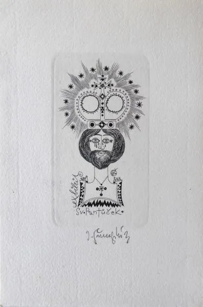 Jiří Antonín Švengsbír – Ex libris Sv. Pantůcek - 3