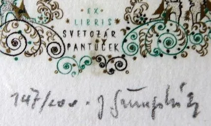 Jiří Antonín Švengsbír – Ex libris Svetozár Pantůč - 3