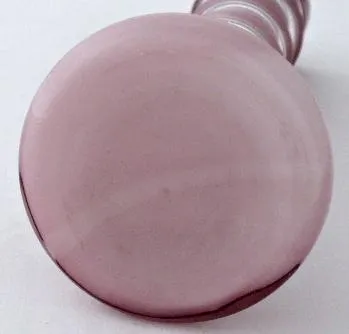 Fialově růžová a bílá vázička, s obtáčeným prstenc - 3