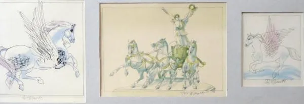 Karel Beneš – Triga s bohyní a Pegasové - 4