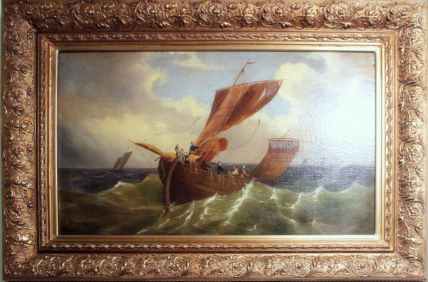 Lodě, Neznámý Autor, Olej na Plátně