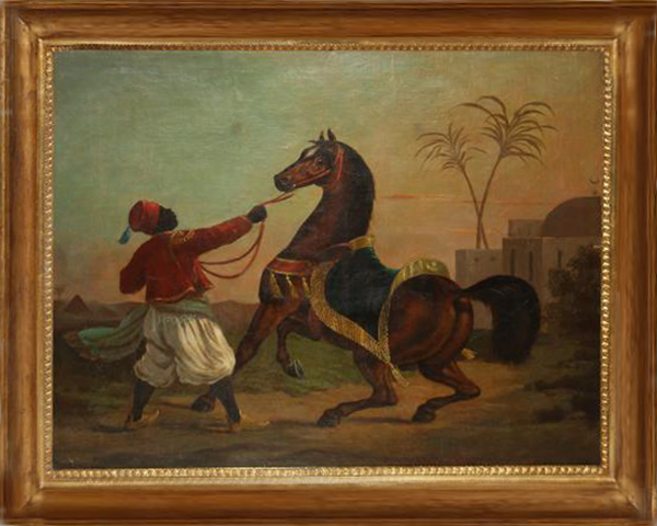 Napoleonův Kůň - olej na plátně