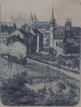 Bohumil Kozina – Vlak u nádraží Vyšehrad, Albertov - 4