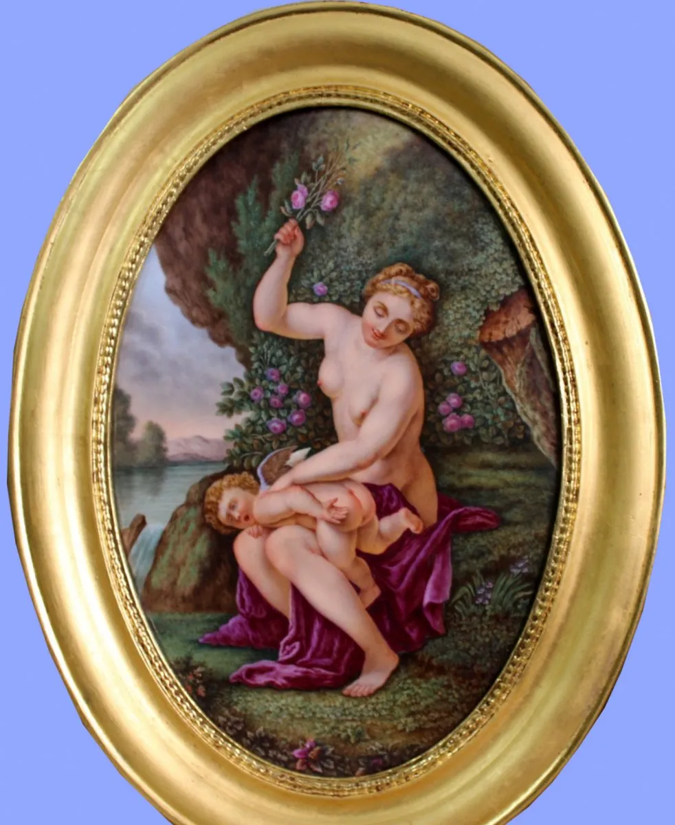 Porcelánová Plaketa Sevres