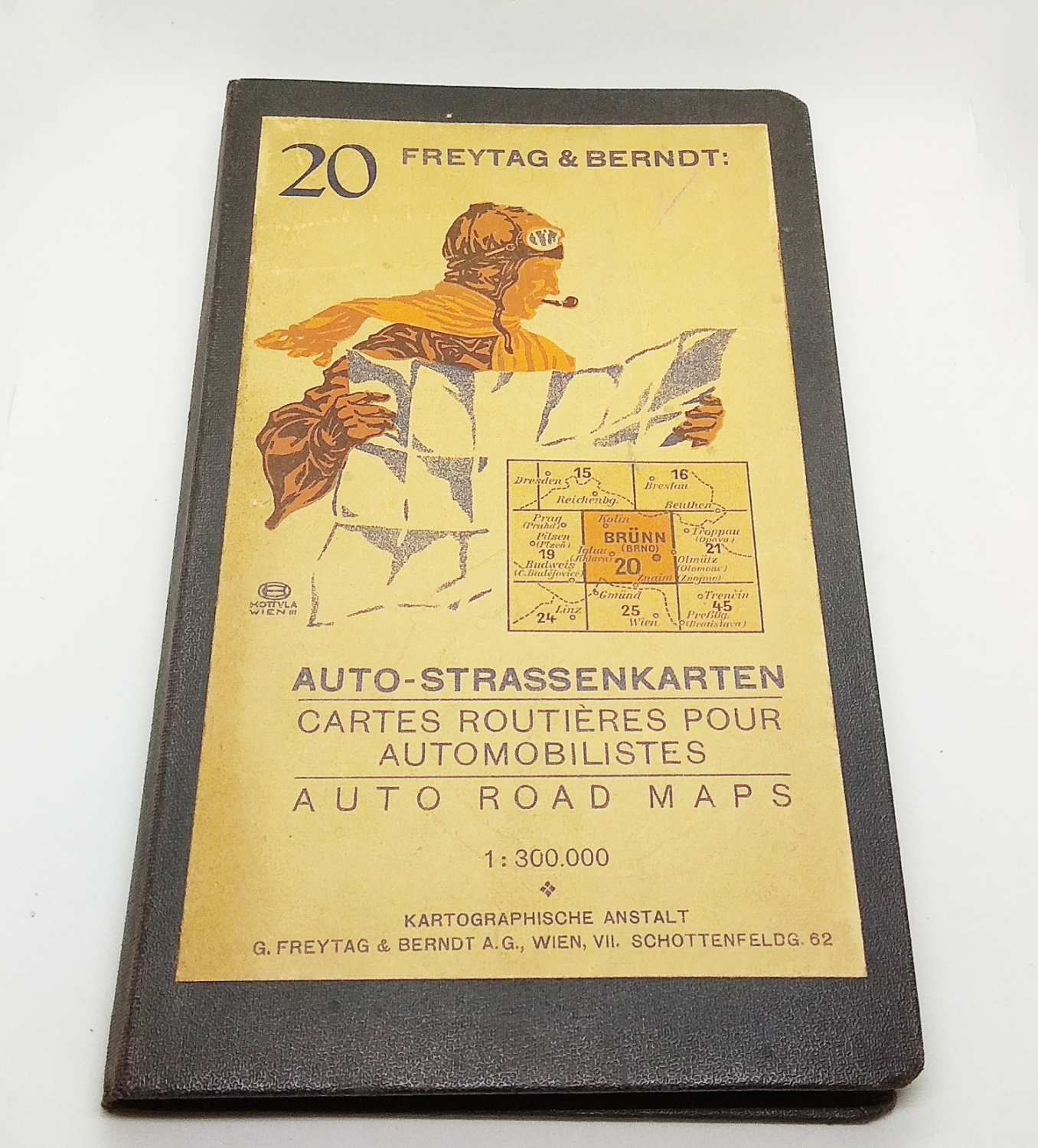 Stará automapa-Brno a okolí-Brünn, Freytag&Berndt No 20