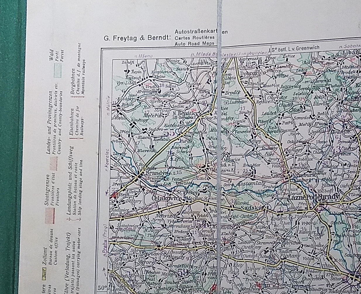 Stará automapa-Brno a okolí-Brünn, Freytag&Berndt No 20 - 3