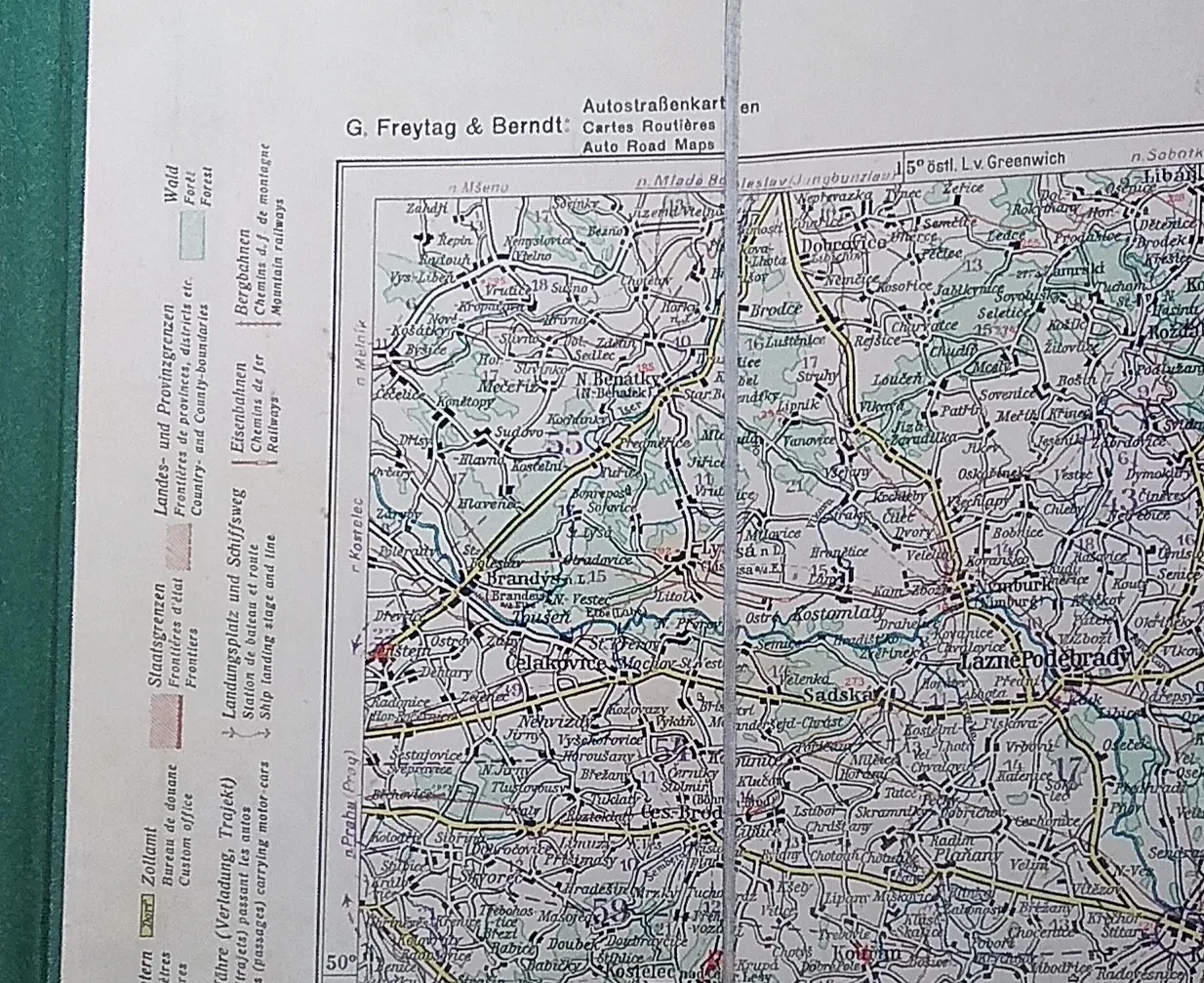 Stará automapa-Brno a okolí-Brünn, Freytag&Berndt No 20 - 3