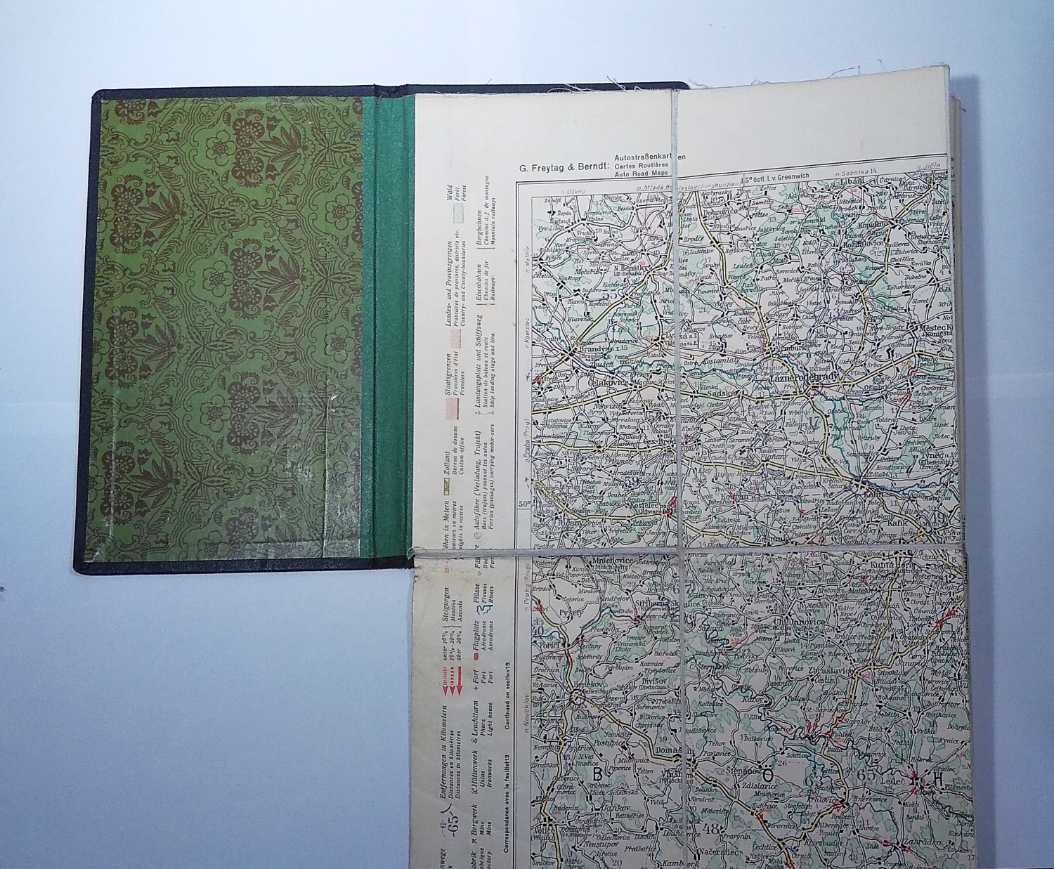 Stará automapa-Brno a okolí-Brünn, Freytag&Berndt No 20 - 4