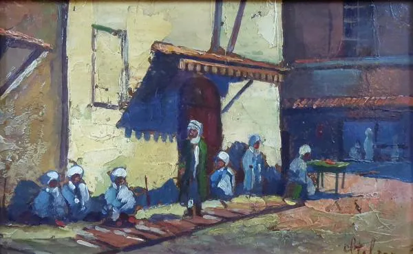 Viktor Stelzer – Arabští muži na ulici - 4