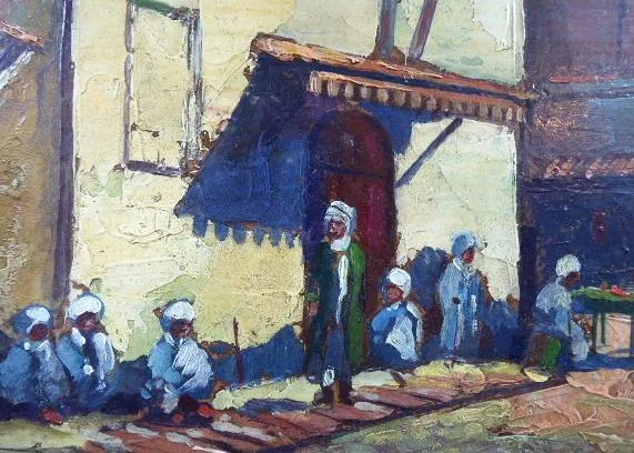 Viktor Stelzer – Arabští muži na ulici - 5