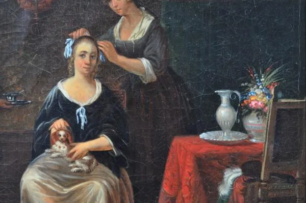Interiérová scéna – neznámý autor - 3