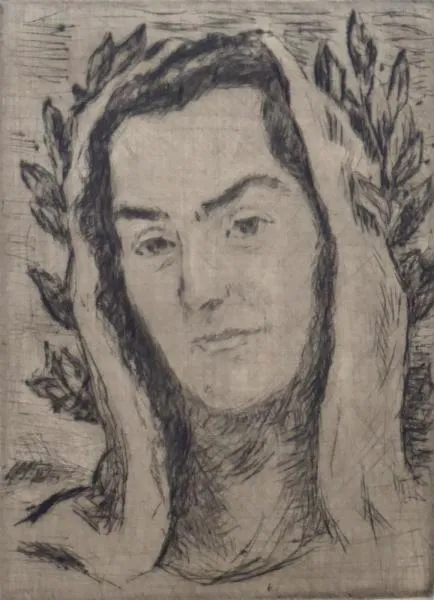 Václav Rabas – Portrét ženy, Múza - 2