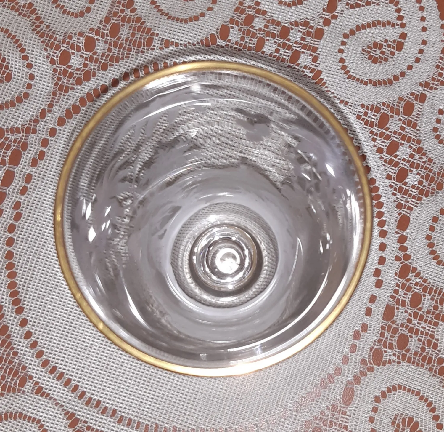 Zlacená Malovaná Sklenice - 7
