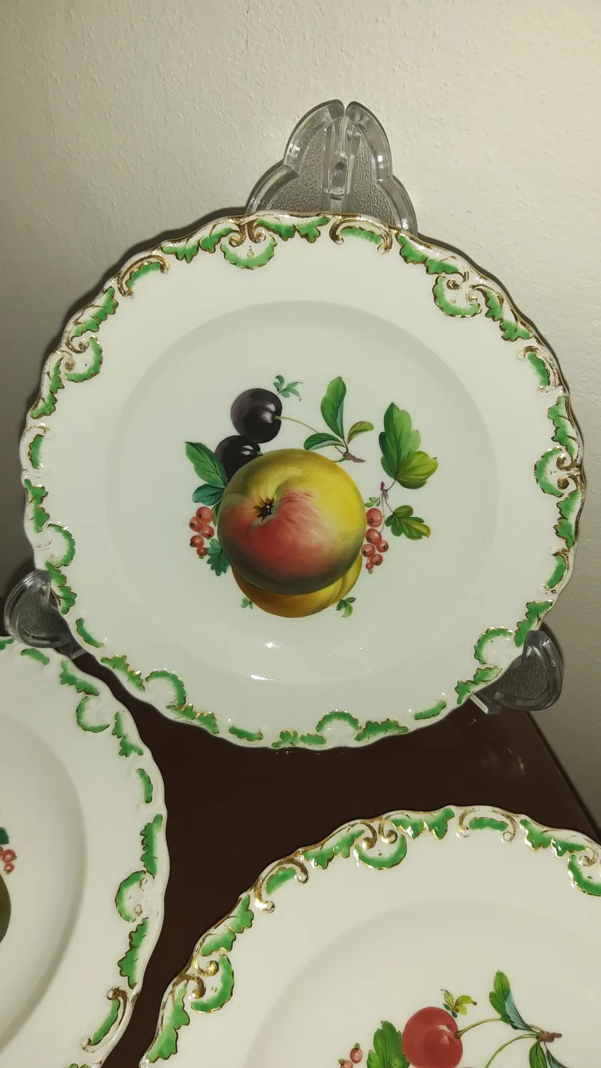 Míšeňské Porcelánové Talíře - 4