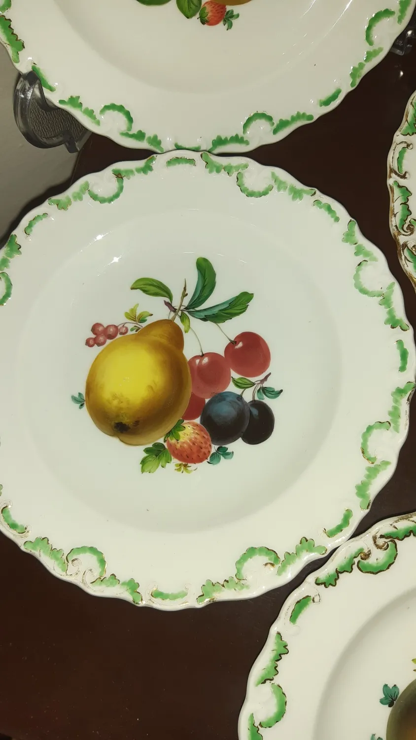 Míšeňské Porcelánové Talíře - 5