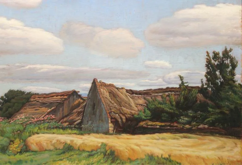 Rudolf Bém,“Stodoly s Obilím“ - 2
