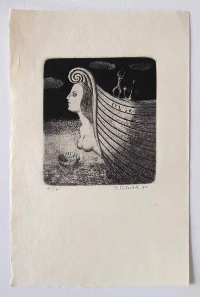 Jindřich Pileček – Ex libris J. R. - 5