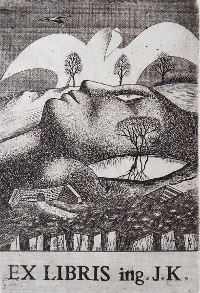 Jindřich Pileček – Ex libris ing. J. K. - 5