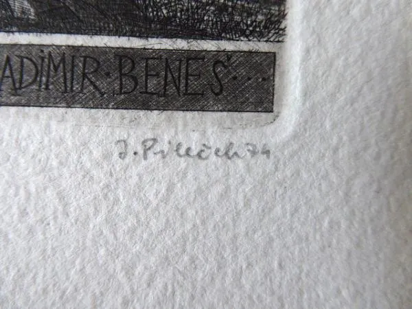 Jindřich Pileček – Ex libris Vladimír Beneš - 3