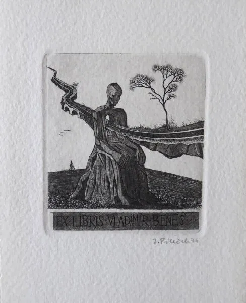 Jindřich Pileček – Ex libris Vladimír Beneš - 4