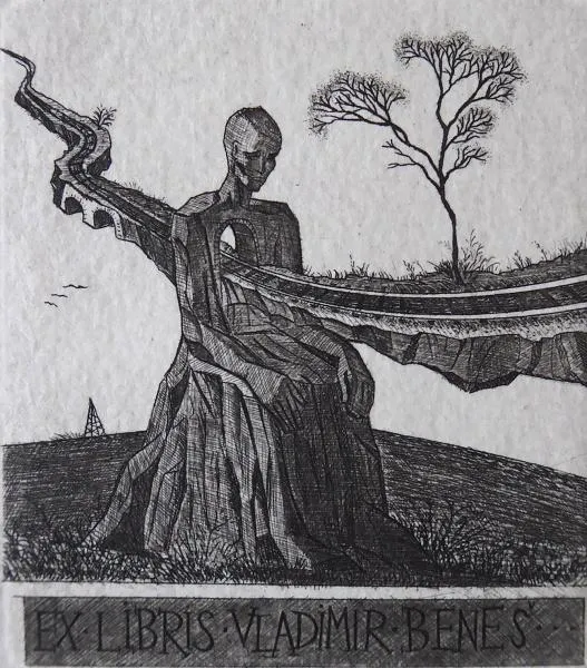 Jindřich Pileček – Ex libris Vladimír Beneš - 5