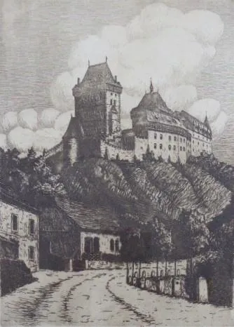 V. Voyer ? – Hrad Karlštejn - 4