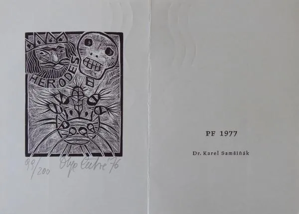 Olga Čechová – PF 1977 Dr. Karel Samšiňák - 3