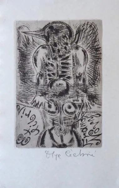 Olga Čechová – Ex libris Frant. Nový - 3