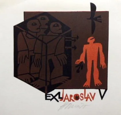Miroslav Houra – 3x Ex libris, PF 1978, PF 1979 - 4