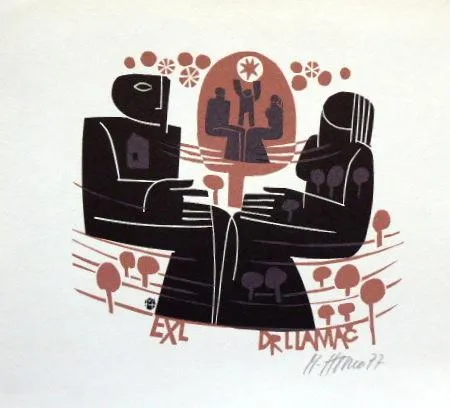 Miroslav Houra – 3x Ex libris, PF 1978, PF 1979 - 5