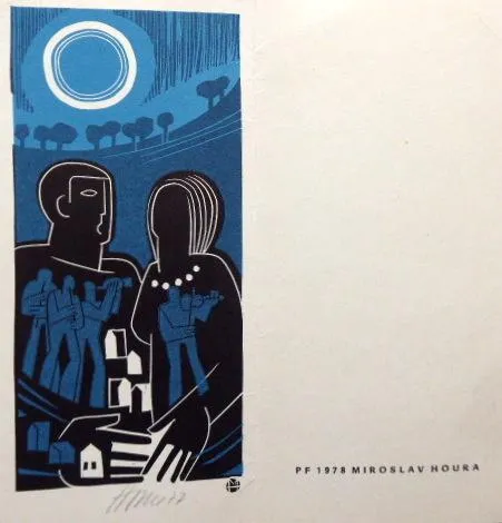Miroslav Houra – 4x Ex libris, 1x PF 1978 - 2