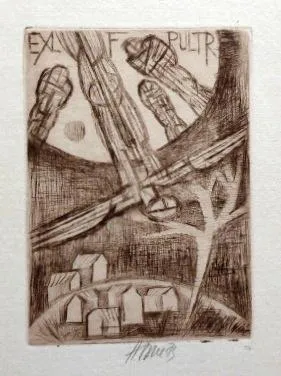 Miroslav Houra – 4x Ex libris, 1x PF 1978 - 6