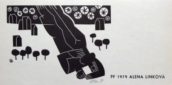 Miroslav Houra – PF 1976, 2 x PF 1979, Ex libris, - 3