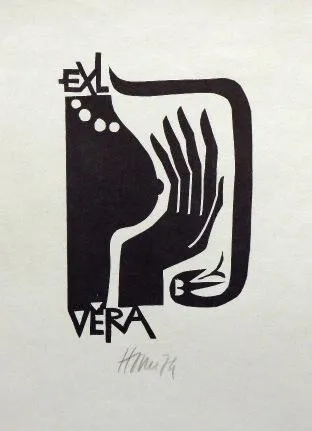 Miroslav Houra – PF 1976, 2 x PF 1979, Ex libris, - 5