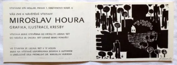 Miroslav Houra – PF 1976, 2 x PF 1979, Ex libris, - 6