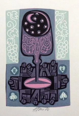 Miroslav Houra – 3x Ex libris JS, PF 1979, bez náz - 5