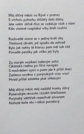 Olga Čechová, Petr Kopta – Guillmo Apollinaire, Tř - 4