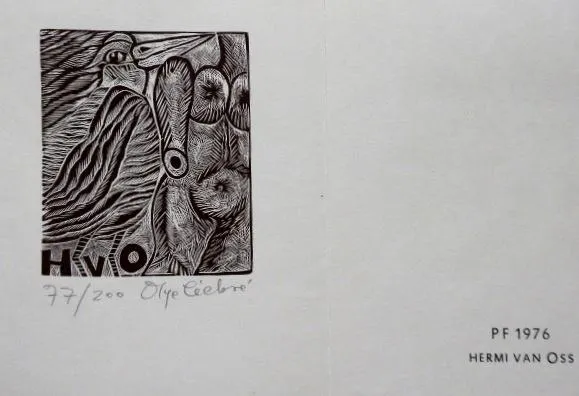 Olga Čechová – PF 1976, Ex libris, Pozvánka, bez n - 5