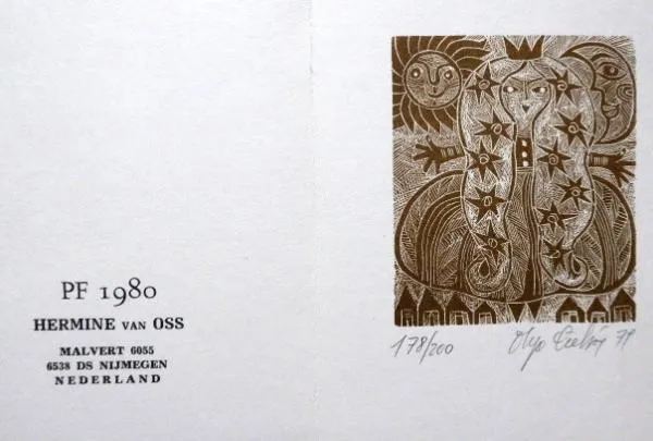 Olga Čechová – 4 x PF 1980, Kroužek přátel výtvarn - 3