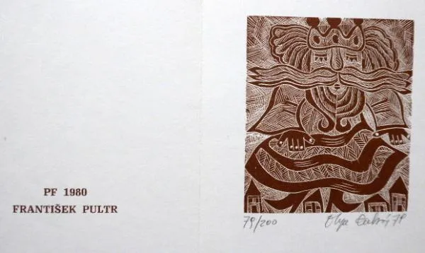 Olga Čechová – 4 x PF 1980, Kroužek přátel výtvarn - 4
