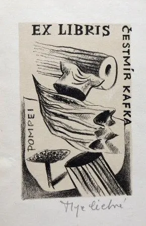 Olga Čechová – 3 x Ex libris, Kapka, Srdci na dlan - 2