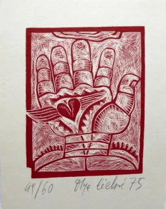 Olga Čechová – 3 x Ex libris, Kapka, Srdci na dlan - 5