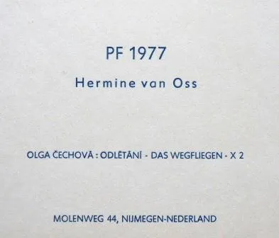 Olga Čechová – 3 x PF 1977, 2 x PF 1979 - 2