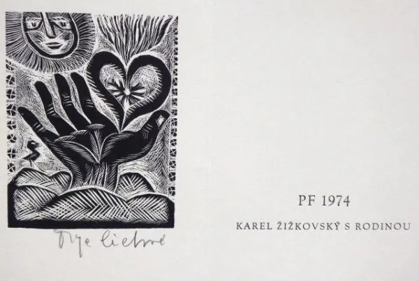 Olga Čechová – Čtyři ex libris, PF 1974 - 4
